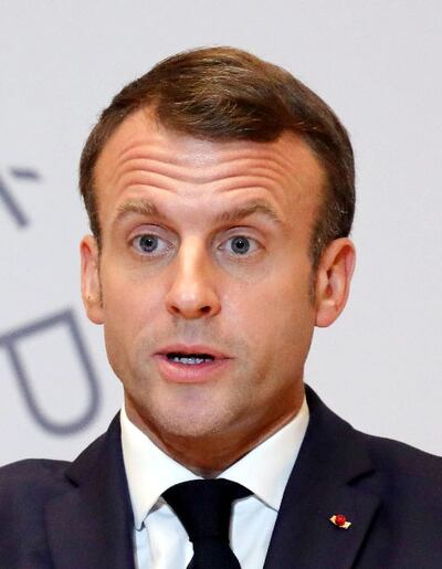 Emmanuel Macron, presidente de la República Francesa.