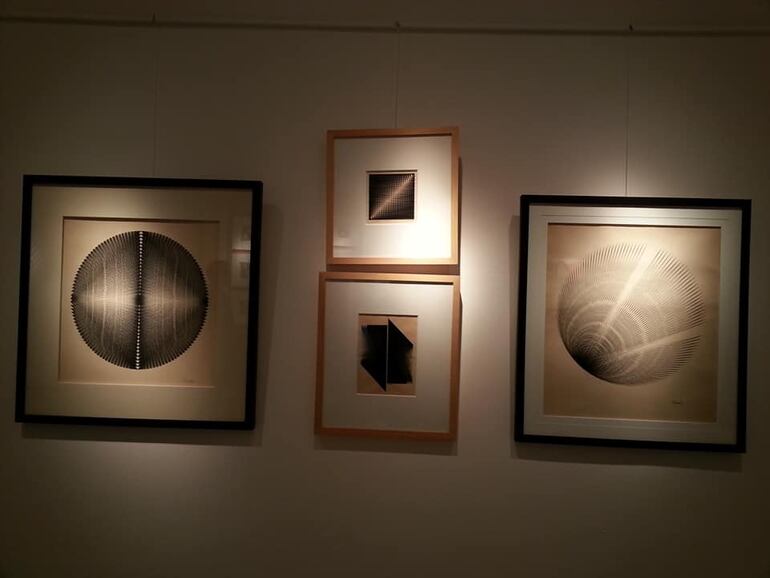 Primeros trabajos geométricos creados por Félix Toranzos, en 1979.