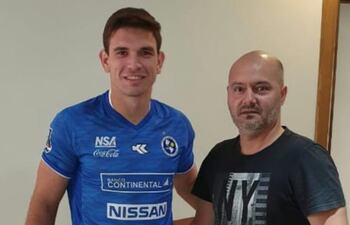 Daniel Dietze con la camiseta del unicolor.