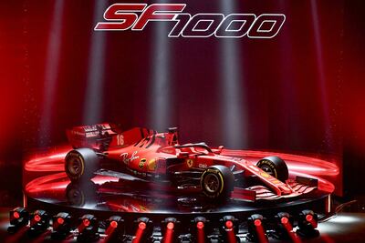 Ferrari presentó el SF1000 que utilizará en el Mundial de la Fórmula 1.