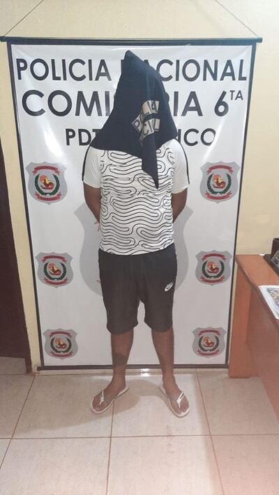 El supuesto motochorro quedó a disposición del Ministerio Público.