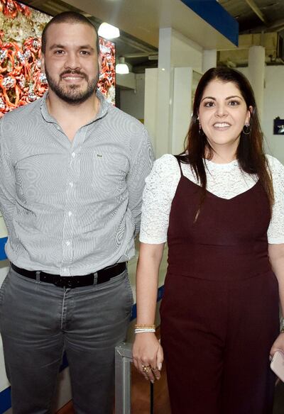 Blas Meza y Giana Viel.