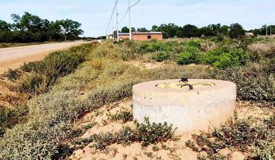 Una de las  cámaras de desagüe y aire que el acueducto tiene cada  500 metros del trayecto de la red instalada.