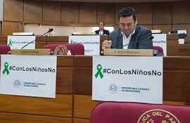 El senador Enrique Salyn Concepción Buzarquis Cáceres.