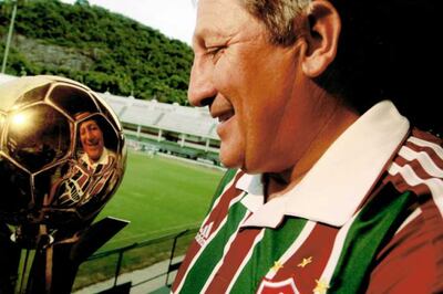 Julio César Romero, uno de los máximos ídolos de la historia del Flu.