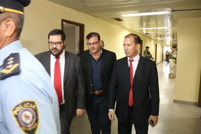 Tomás Rivas, hoy en el Juzgado.