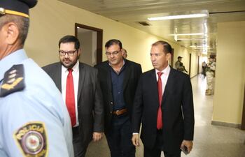 Tomás Rivas, hoy en el Juzgado.