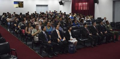 Se llevó a cabo una conferencia con estudiantes  de la Universidad Politécnica Taiwán Paraguay.