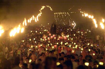 La procesión de la Virgen Dolorosa por el Yvága rape  será la actividad central de este año el Viernes Santo en la compañía Tañarandy.