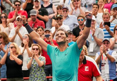 Rafael Nadal fue el mejor en Canadá.