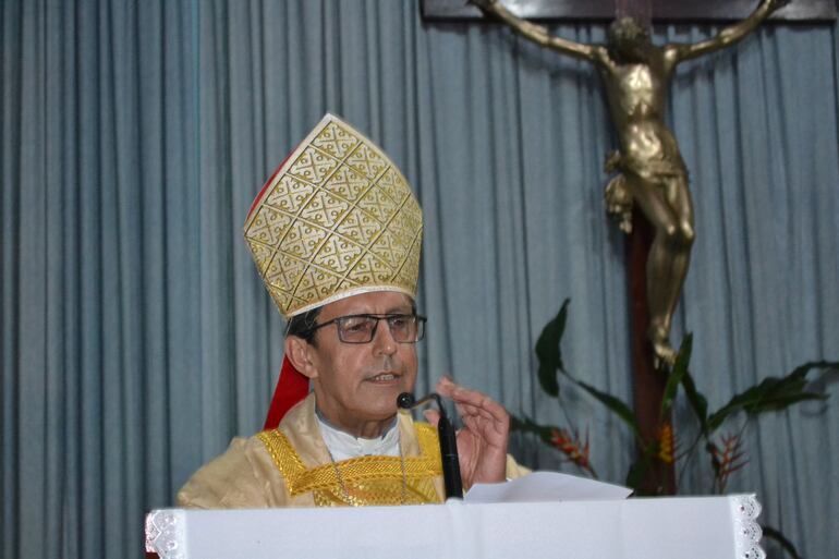 Monseñor Pedro Collar Noguera, obispo de Misiones y Ñeembucú.