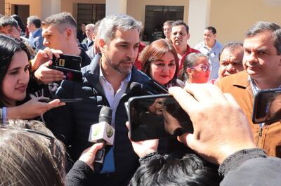 Mario Abdo Benítez.