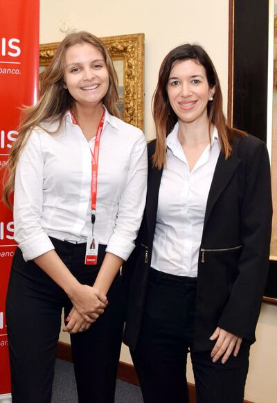 Micaela Dalla Fontana y Laura Orrego.