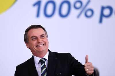 Jair Bolsonaro, presidente de Brasil.