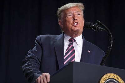 Donald Trump, presidente de los Estados Unidos.