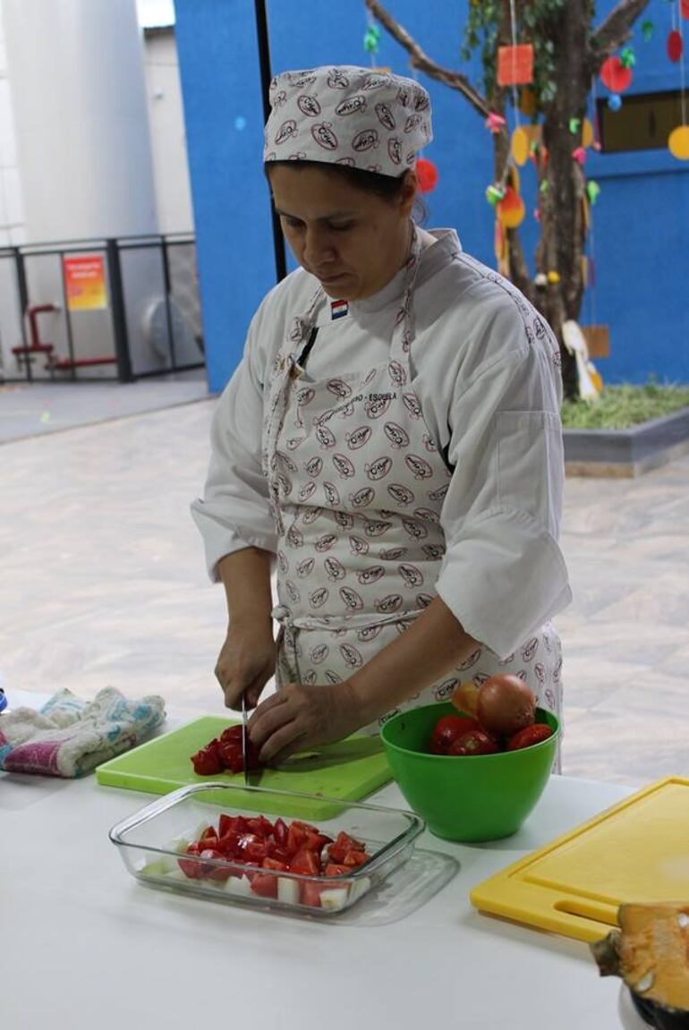 Una firma gastronómica se encargó de dictar los talleres culinarios.