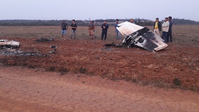 Una presunta “narcoavioneta” cayó en Alto Paraná.