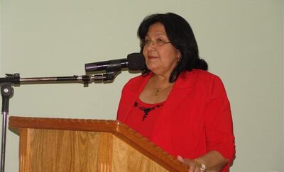 La exsenadora Mami Roa es una conocida seccionalera de la Capital.