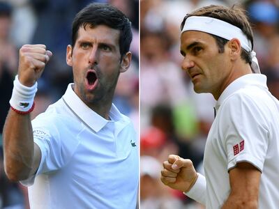 Novak Djokovic, Roger Federer