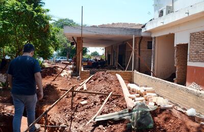 Las obras de refacción y ampliación se iniciaron en diciembre pasado y el plazo para culminación es de diez meses.