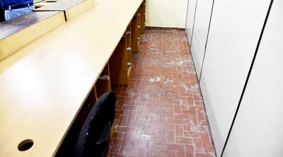 En estas condiciones se encuentran las oficinas a las que fueron trasladados funcionarios de Erssan.