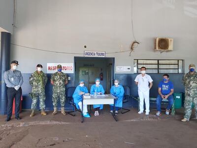 El sector para recibir a pacientes con cuadros respiratorios graves funciona las 24 horas en el Hospital Regional de CDE.
