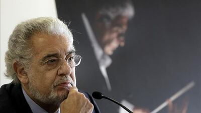Plácido domingo cantará "La Traviatta", en la capital alemana, Berlín, en enero de 2020.