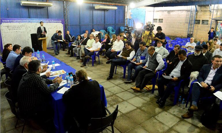 Reunión del directorio del PLRA.