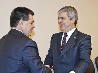 Horacio Cartes y Enrique Riera.