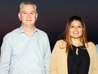 Ariel Vargas y  Livia Sanabria.