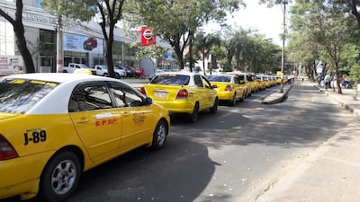 caravana de taxistas