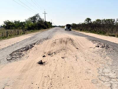 Uno de los pozos existentes en el trayecto que une Isla Umbú con Pilar.