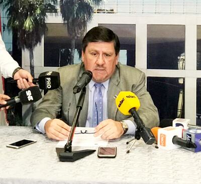 Blas Llano, presidente del Senado, dijo que ahora no se habla de juicio político a Abdo en el Congreso.