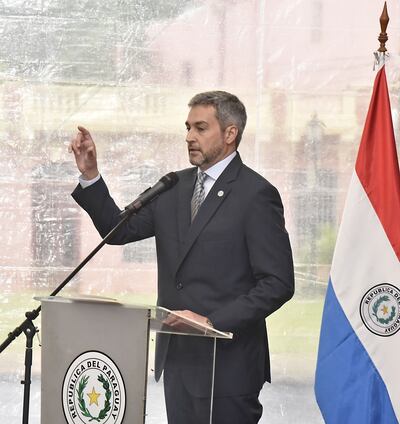 Mario Abdo Benítez.