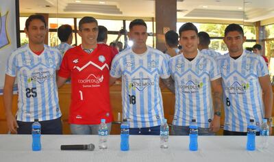David Mendoza, Ignacio Don, Jorge Mendoza, Brahian Ayala y Antonio Marín.