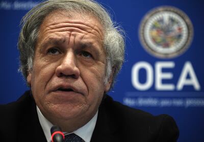Luis Almagro, secretario general de la OEA.