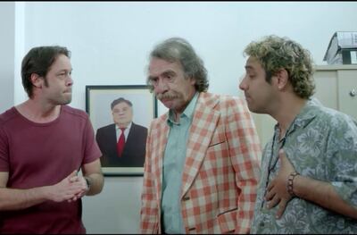 Rafael Alfaro, Héctor Silva y Martín Oviedo en una escena de “Orsai”