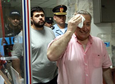 Óscar González Daher, exsenador y expresidente del Jurado de Enjuiciamiento de Magistrados, en tribunales.