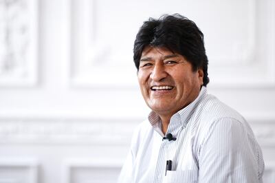 Evo Morales, expresidente de Bolivia.