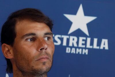 Nadal durante la rueda de prensa.