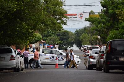 Sitio donde se produjo el accidente de tránsito.