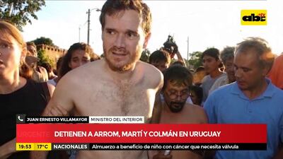 Detienen a Arrom, Martí y Colmán en Uruguay