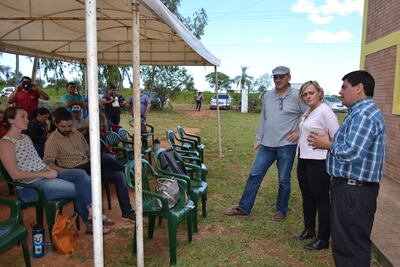 Reunión con los productores de San Juan Bautista.