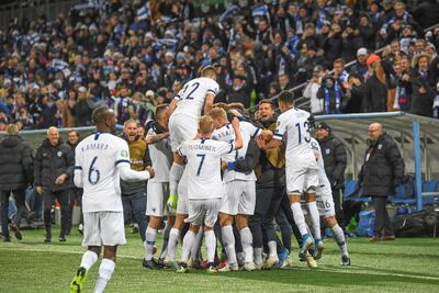 Finlandia hizo historia al clasificar a la Eurocopa.