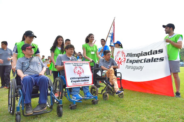 Olimpiadas especiales en Guairá.