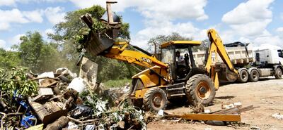 Del vertedero temporal de Lambaré, ubicado sobre la avenida Luis María Argaña, ya se retiraron 900.000 kilos de desechos.