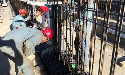 Los obreros colocarán las primeras vigas desde hoy en el multiviaducto de Ciudad del Este.