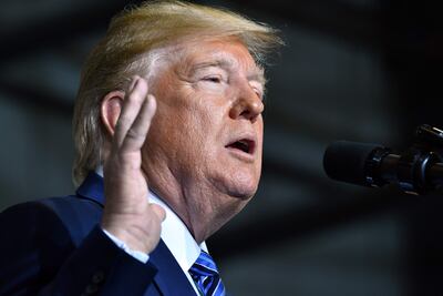 El presidente de EE.UU. Donald Trump.