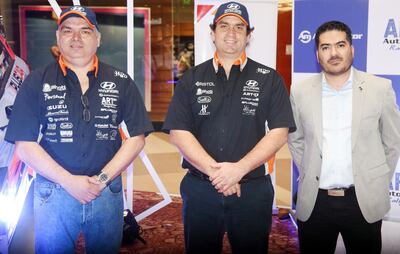 Héctor Núñez, Diego Domínguez y Javier Martínez.