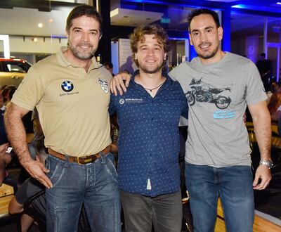 Gustavo Ávila, José Lavia y Carlos Fernández.